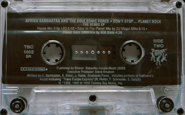 Afrika Bambaataa & Soulsonic Force : Don't Stop... Planet Rock (The Remix EP) (Cass, EP)