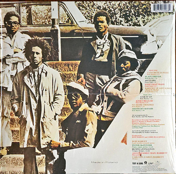 Bob Marley & The Wailers : Catch A Fire (LP, Album, RE)