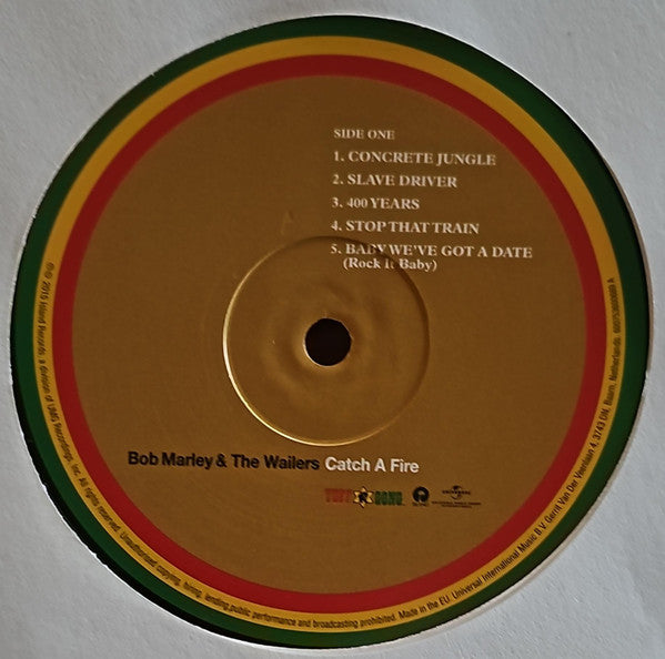 Bob Marley & The Wailers : Catch A Fire (LP, Album, RE)