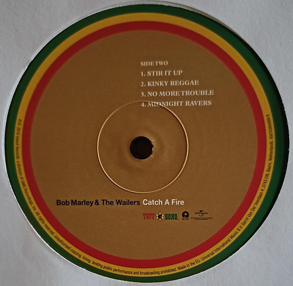 Bob Marley & The Wailers : Catch A Fire (LP, Album, RE)
