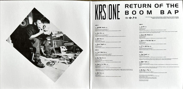KRS-One : Return Of The Boom Bap (LP, Blu + LP, Ora + Album, Ltd, RE, 30t)