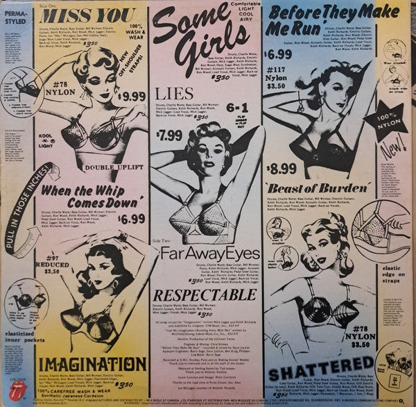 The Rolling Stones : Some Girls (LP, Album, 1st)