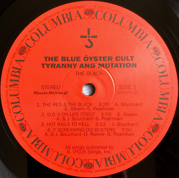 Blue Öyster Cult : Tyranny And Mutation (LP, Album, RE, 180)