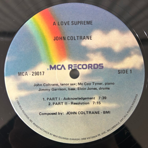 John Coltrane : A Love Supreme (LP, Album)