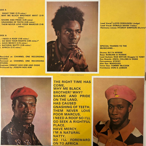 The Mighty Diamonds : When The Right Time Come (I Need A Roof) (LP, Album)