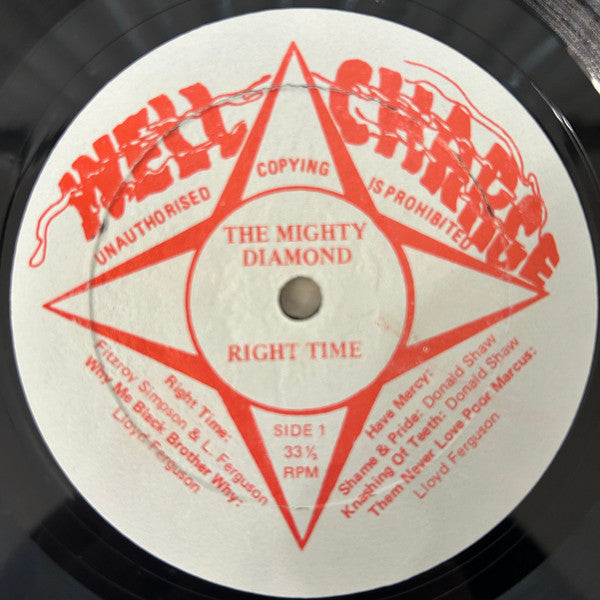 The Mighty Diamonds : When The Right Time Come (I Need A Roof) (LP, Album)