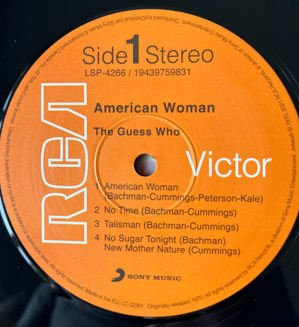 The Guess Who : American Woman (LP, Album)