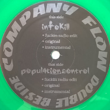 Company Flow : Infokill / Population Control (12", Gre)