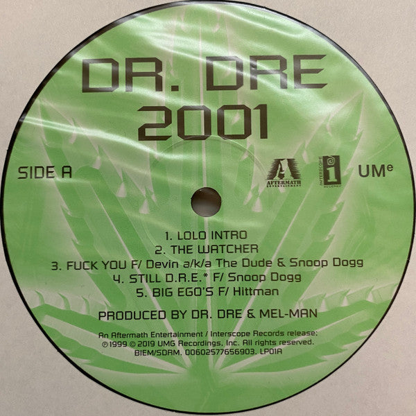 Dr. Dre : 2001 (2xLP, Album, RE, Unc)