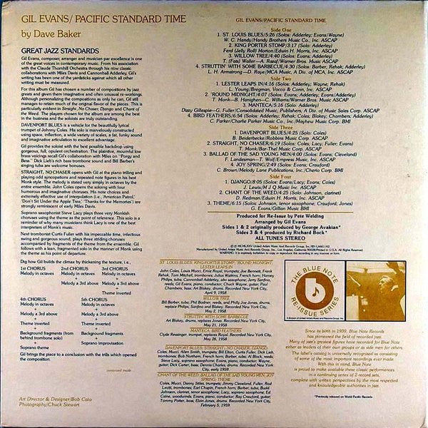 Gil Evans : Pacific Standard Time (2xLP, Comp)