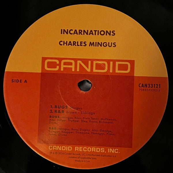 Charles Mingus : Incarnations (LP, Comp, RM, 180)