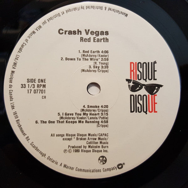 Crash Vegas : Red Earth (LP)