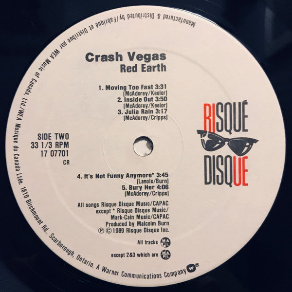 Crash Vegas : Red Earth (LP)