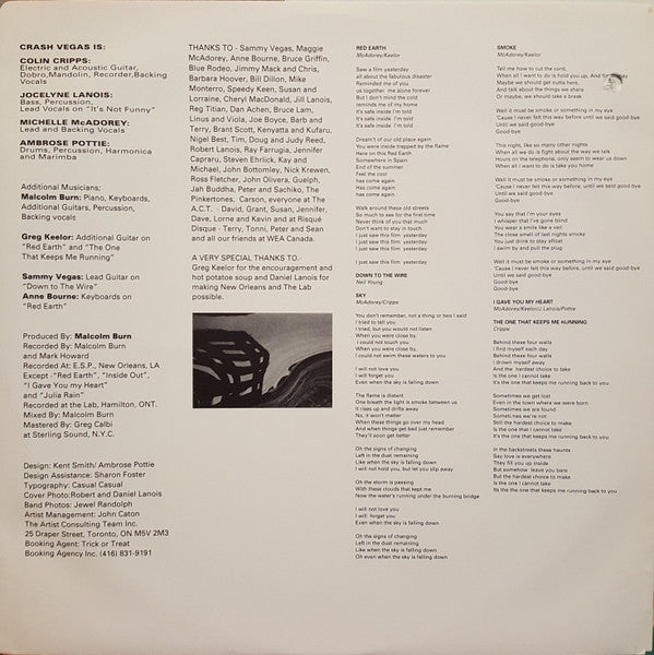 Crash Vegas : Red Earth (LP)