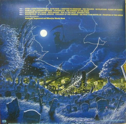 Iron Maiden : Live After Death (2xLP, Album, Gat)