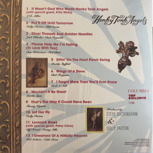 Loretta Lynn, Dolly Parton, Tammy Wynette : Honky Tonk Angels (LP, Album, Club, Ltd, Num, RE, Blu)