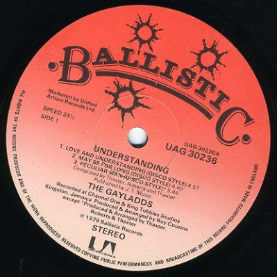 The Gaylads : Understanding (LP, Album)