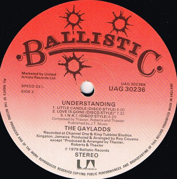 The Gaylads : Understanding (LP, Album)