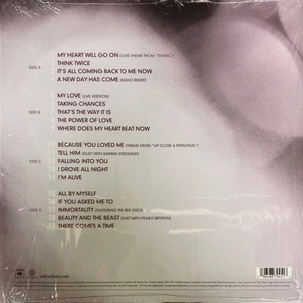 Céline Dion : My Love Essential Collection (2xLP, Comp)