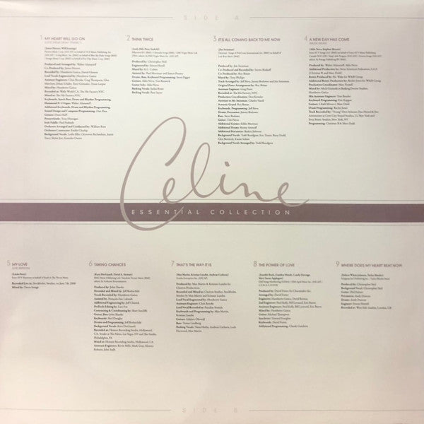 Céline Dion : My Love Essential Collection (2xLP, Comp)