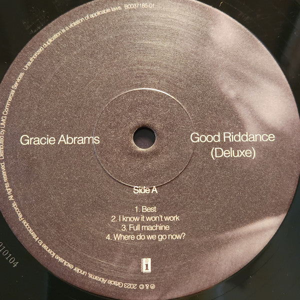 Gracie Abrams : Good Riddance (2xLP, Album, Dlx)