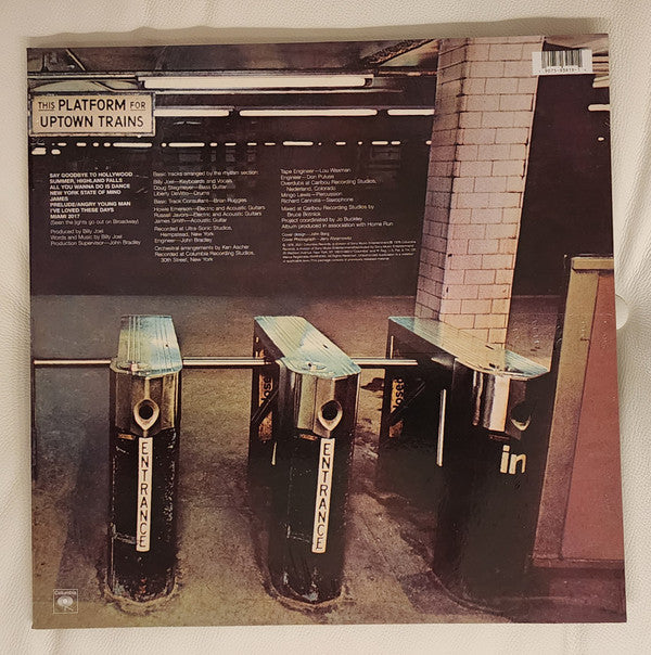 Billy Joel : Turnstiles (LP, Album, RE)