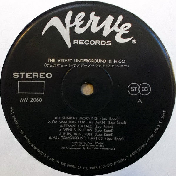 The Velvet Underground & Nico (3) : The Velvet Underground & Nico (LP, Album, RE)