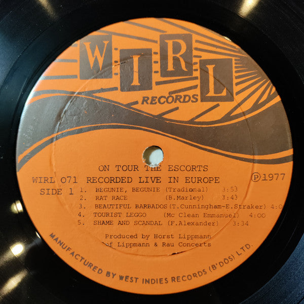 The Escorts (4) : On Tour - Recorded Live In Europe (LP, Album)