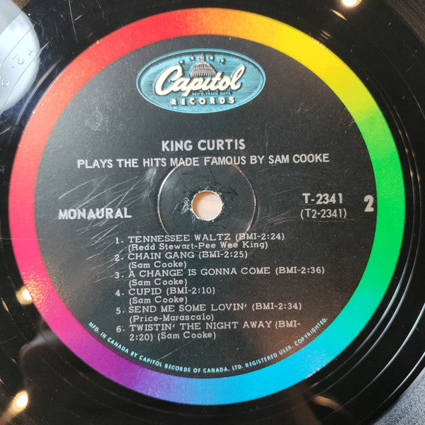 King Curtis : Plays The Hits Made Famous By Sam Cooke (LP, Album, Mono)