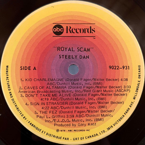 Steely Dan : The Royal Scam (LP, Album)