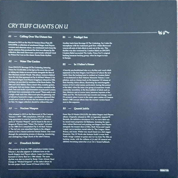 Prince Far I : Cry Tuff Chants On U (2xLP, RSD, Comp)