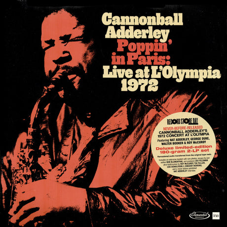 Cannonball Adderley : Poppin' In Paris: Live At L'Olympia 1972 (2xLP, Album, RSD, Ltd, Num)