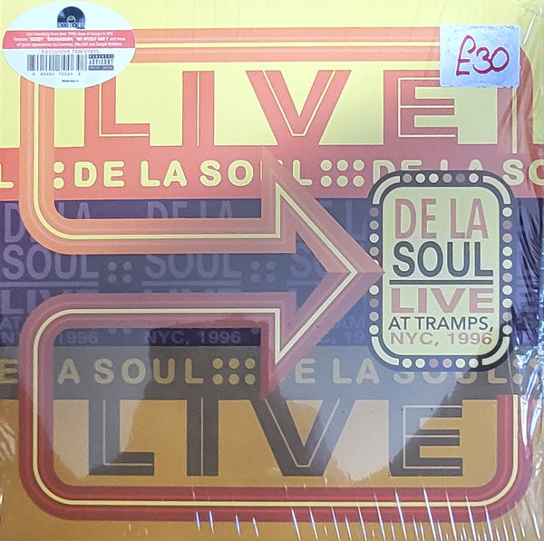 De La Soul : Live At Tramps New York 1996 (LP, Album, Ltd)