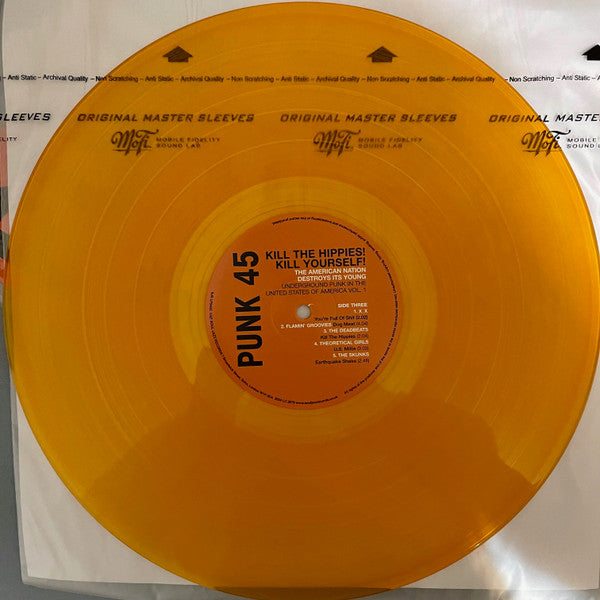 Various : Punk 45: Kill The Hippies! Kill Yourself! The American Nation Destroys Its Young (Underground Punk In The United States Of America, 1973-1980 Vol. 1) (LP, 2 x)