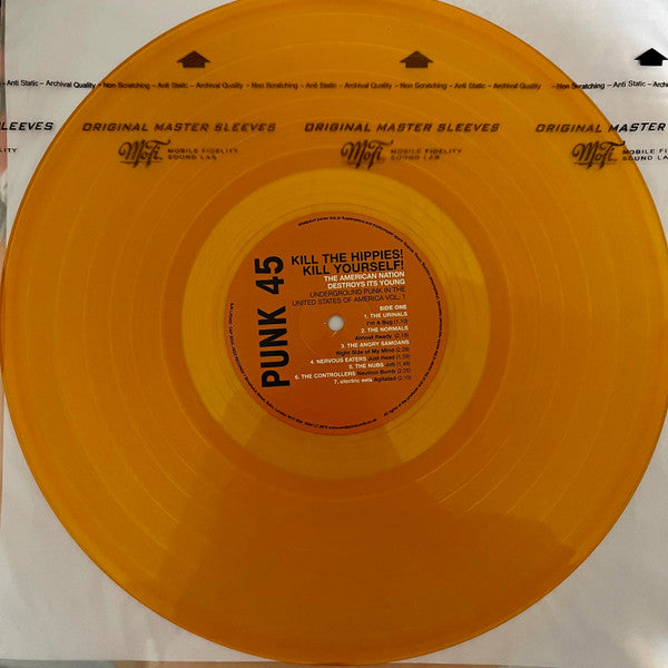 Various : Punk 45: Kill The Hippies! Kill Yourself! The American Nation Destroys Its Young (Underground Punk In The United States Of America, 1973-1980 Vol. 1) (LP, 2 x)