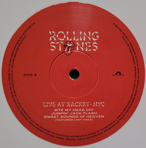 The Rolling Stones : Live At Racket · NYC (12", EP, RSD, Ltd, Whi)