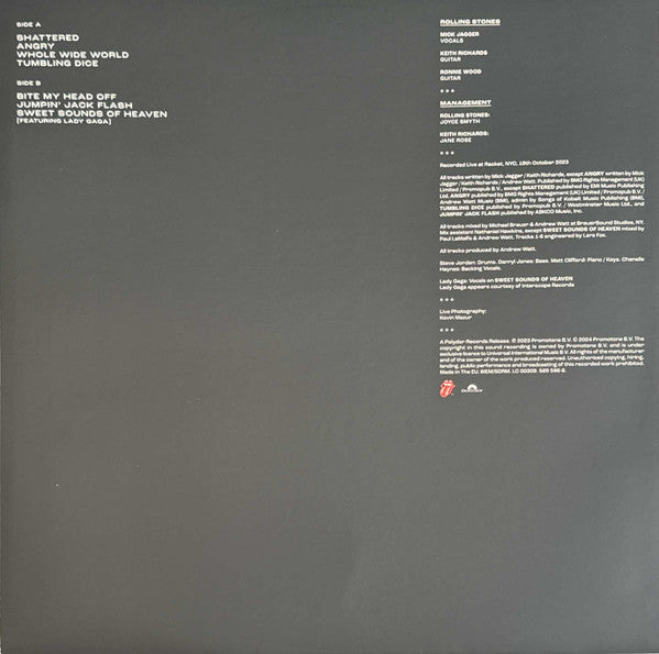 Rolling Stones* : Live At Racket NYC (12", EP, RSD, Ltd, Whi)