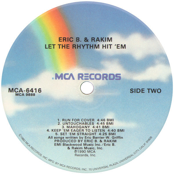 Eric B. & Rakim : Let The Rhythm Hit 'Em (LP, Album)