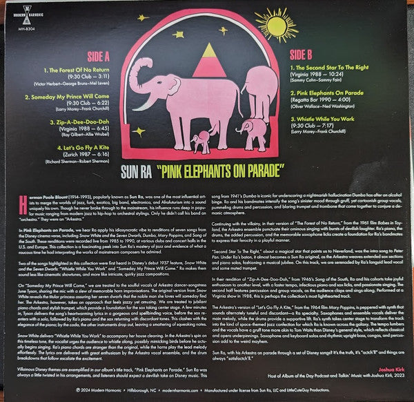 Sun Ra : Pink Elephants On Parade (LP, RSD, Ltd, Pin)