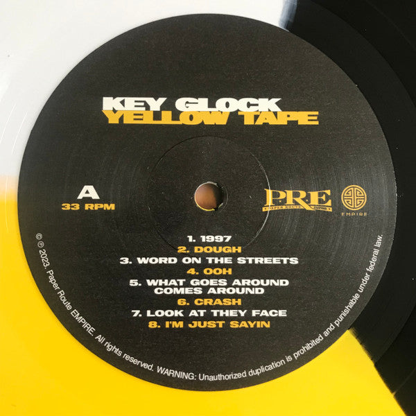 Key Glock : Yellow Tape (LP, RSD)
