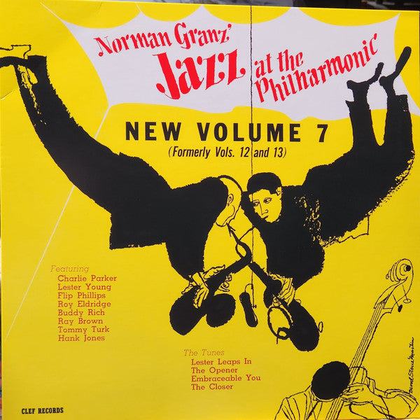 Jazz At The Philharmonic : Norman Granz' Jazz At The Philharmonic - New Volume 7 (Formerly Vols. 12 And 13) (LP, RSD, Comp, Ltd, RE, S/Edition, Yel)