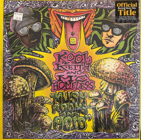Kool Keith, MC Homeless : Mushrooms And Acid (12", RSD, Single)