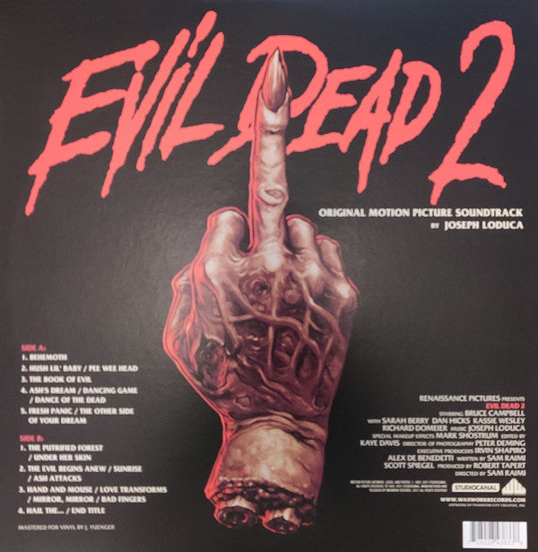 Joseph LoDuca : Evil Dead 2 (LP, Dlx, RE, RM, Bla)