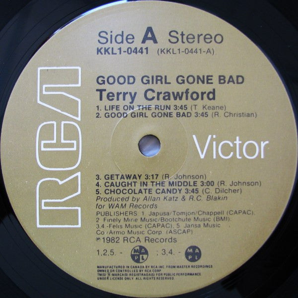 Terry Crawford : Good Girl Gone Bad (LP, Album, Eur)