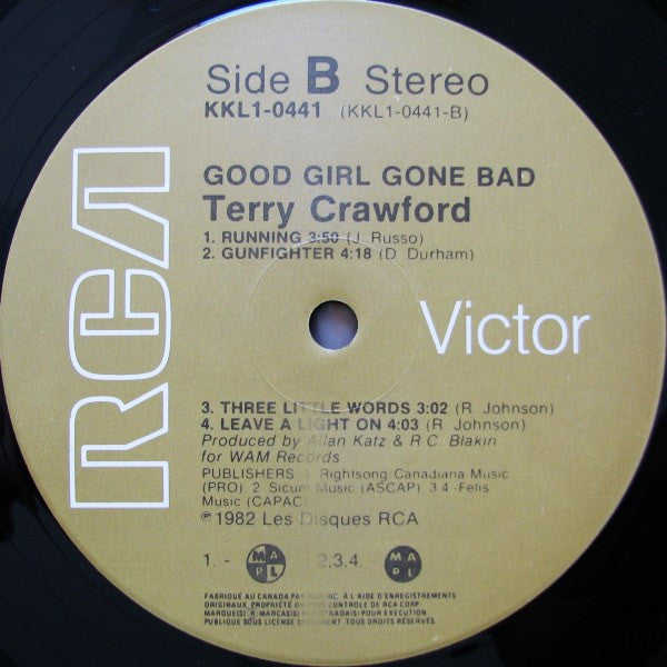 Terry Crawford : Good Girl Gone Bad (LP, Album, Eur)