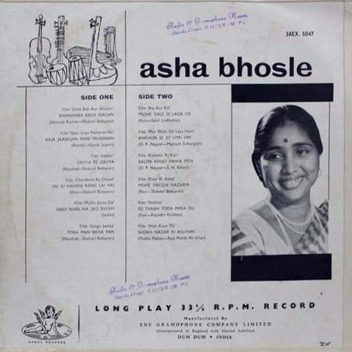 Asha Bhosle : Asha Bhosle (LP, Comp)