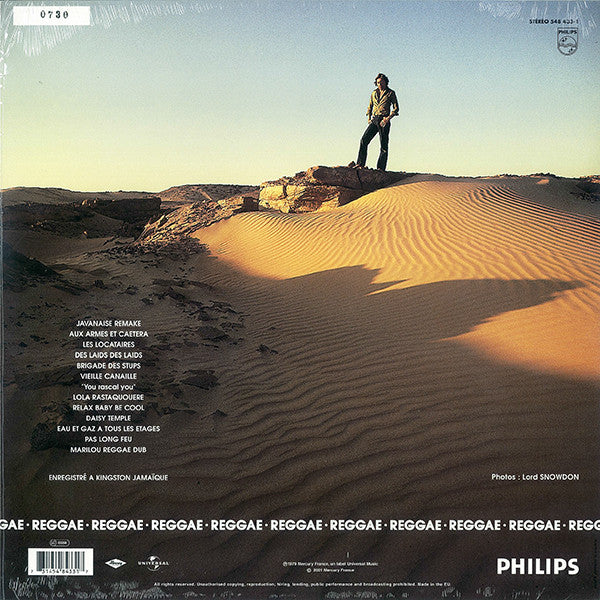 Serge Gainsbourg : Aux Armes Et Cætera (LP, Ltd, Num, RE)