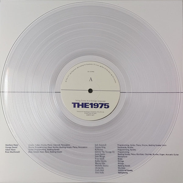 The 1975 : Being Funny In A Foreign Language (LP, Album, Cle)