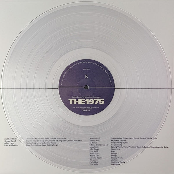 The 1975 : Being Funny In A Foreign Language (LP, Album, Cle)