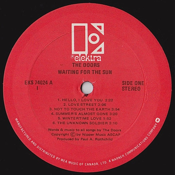 The Doors : Waiting For The Sun (LP, Album, RE, Gat)
